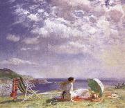 Laura Knight Wind and Sun china oil painting artist